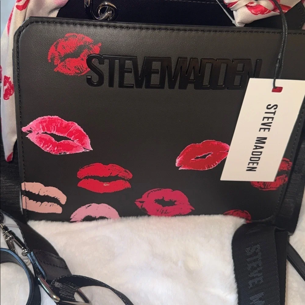Steve Madden Kiss Bevelyn Handbag with Scarf